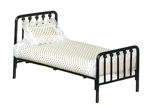 Single Bed, Black